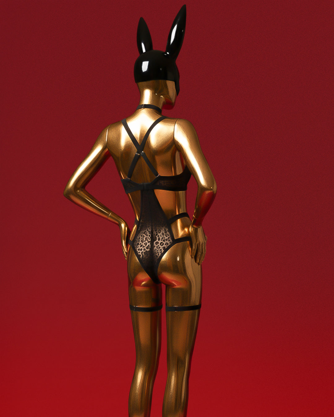 Untamed Halo – Leopard Print Mesh Bodysuit