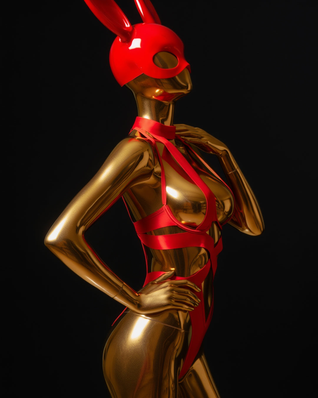 Magma Hot – Strap Halter Hollow Out Bodysuit