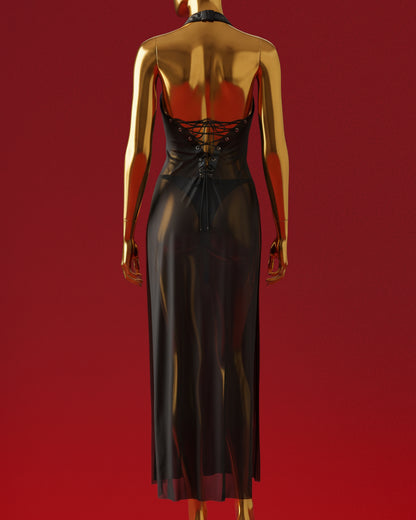 Enchanted Nights – Mesh Cover Dress Bodysuit