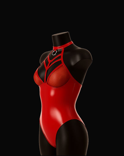 Midnight Reign - Harness Bodysuit