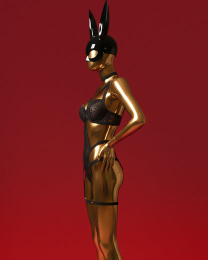 Untamed Halo – Leopard Print Mesh Bodysuit